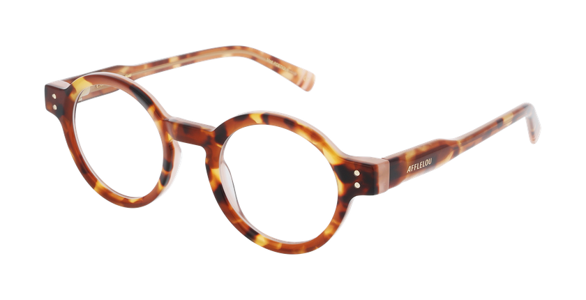 Lunettes de vue femme CARACTÈRES POÉTIQUE écaille/rouge - Vue de face