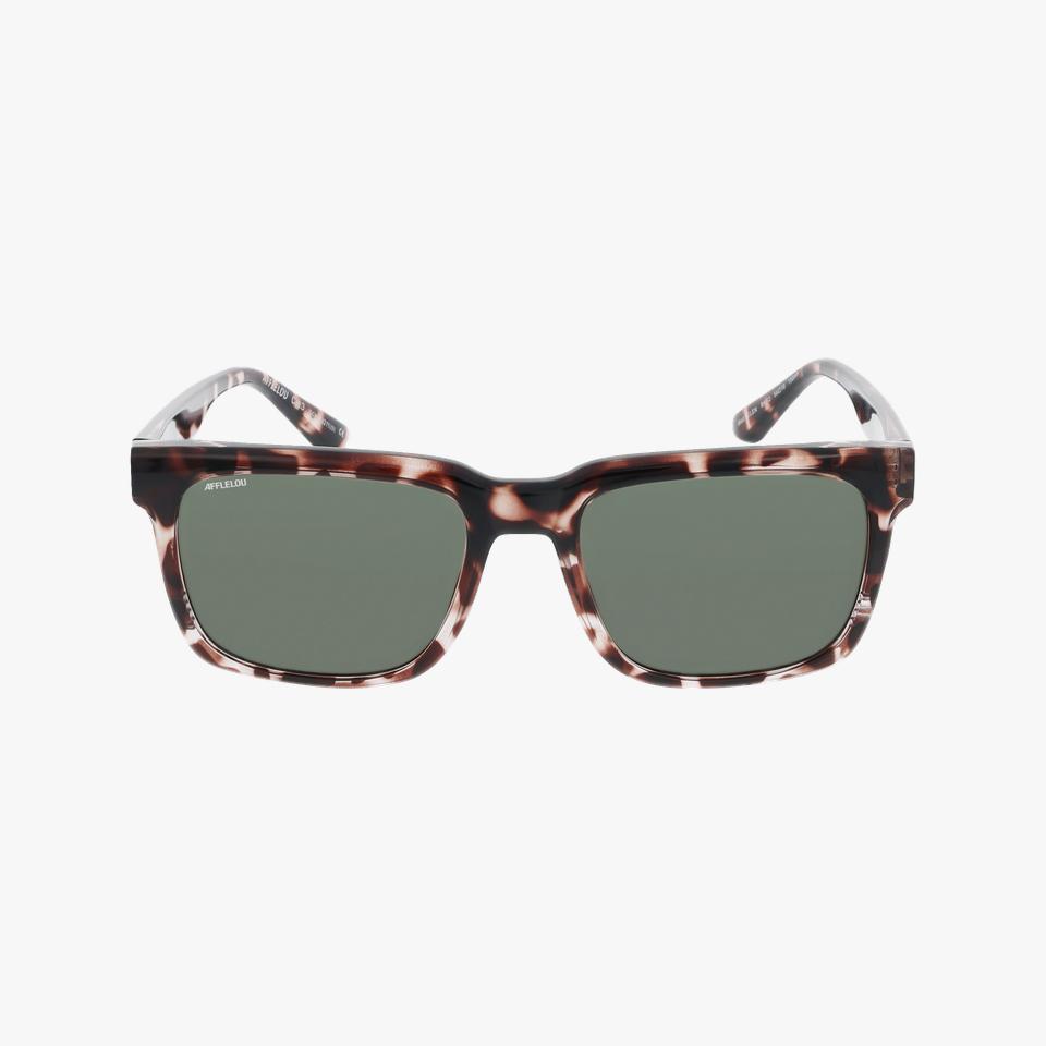 Lunettes de soleil homme BELEN écaille - Vue de face