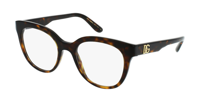 LUNETTES DE VUE femme DG3353 écaille - Vue de face