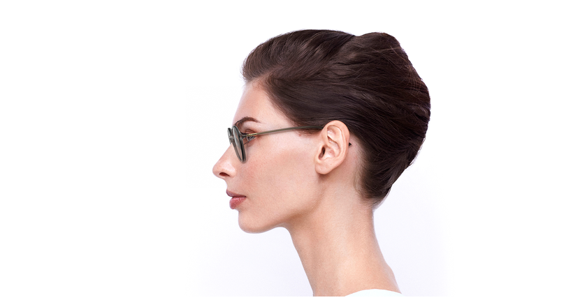 LUNETTES DE VUE femme SOSTELLAIREO2 noir/noir - Vue de côté