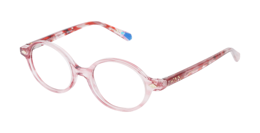 Lunettes de vue enfant FROZEN 1 rose - Vue de face