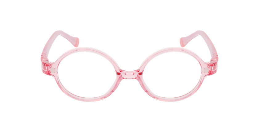 Lunettes de vue enfant BABY rose - Vue de face