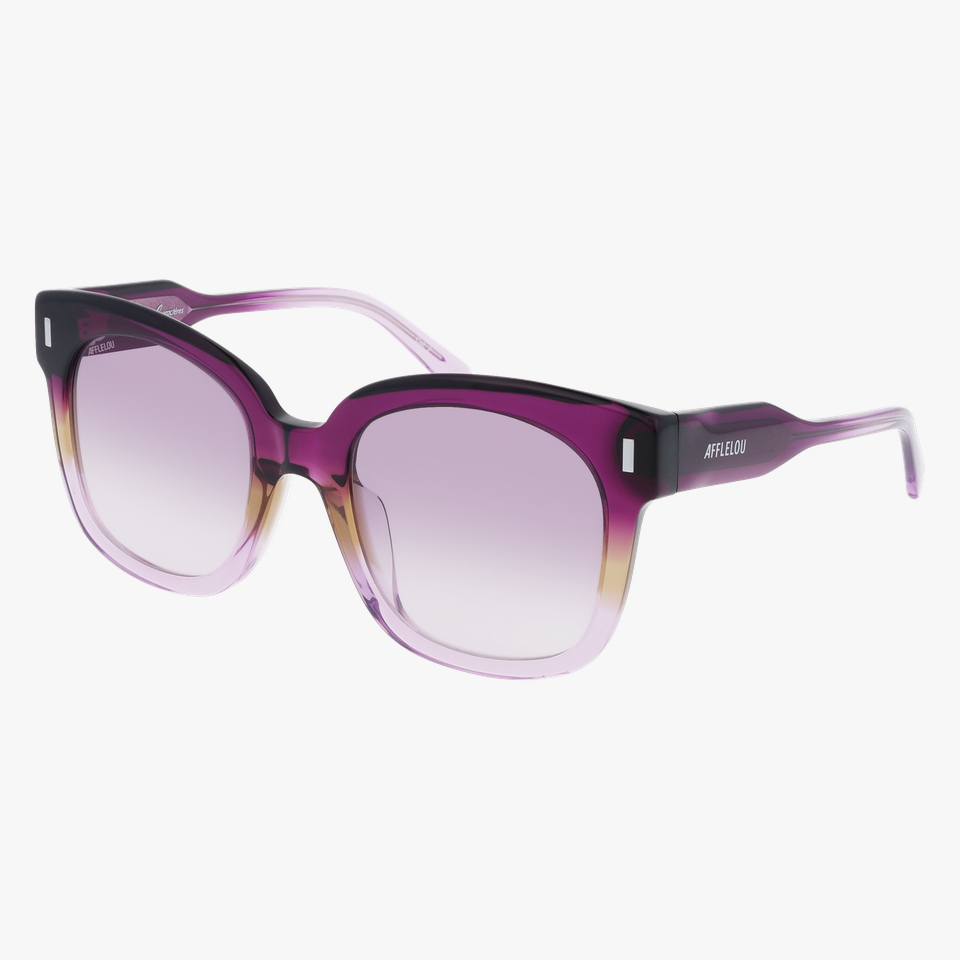 Lunettes de soleil femme TIMIDE violet - Vue de face