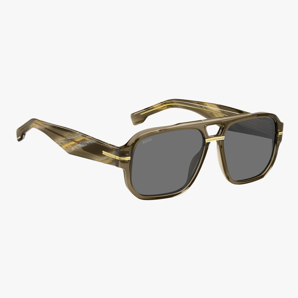 Lunettes de soleil homme 1718/S marron - Vue de face