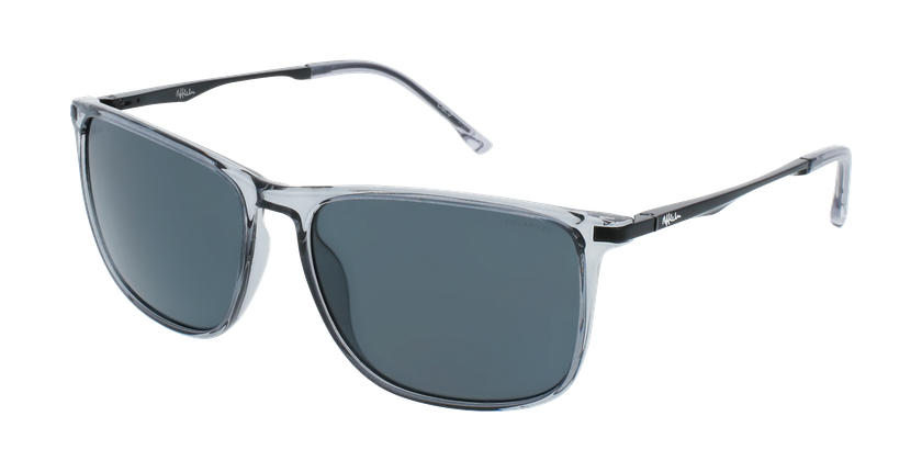 LUNETTES DE SOLEIL homme KAULI gris/noir - Vue de face