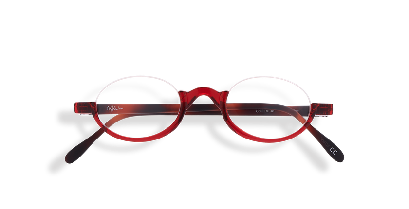 LUNETTES DE VUE FORTY COFFRET 01 orange - Vue de face