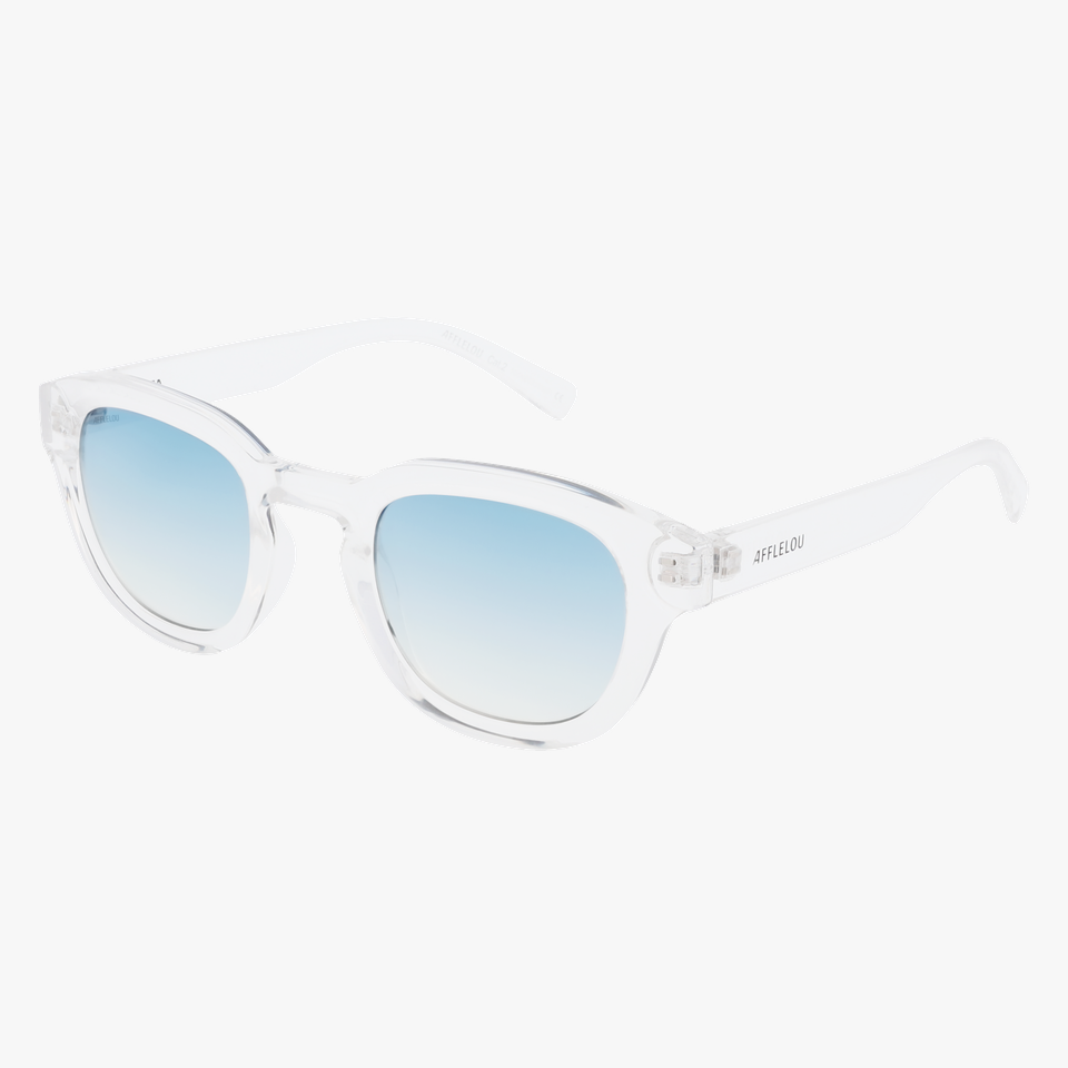 Lunettes de soleil ELDORADO blanc - Vue de face