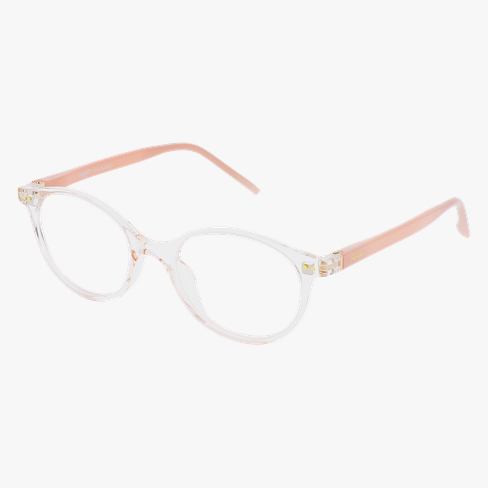Lunettes de vue enfant ISALINE rose/dorée