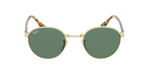 LUNETTES DE SOLEIL 0RB3691 doré/vertVue de face