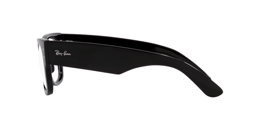Lunettes de vue MEGA WAYFARER RX0840V noir - Vue de face