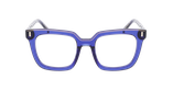 Lunettes de vue femme CARACTERES FIL D'OR REVEUSE bleu - Vue de face