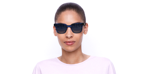 LUNETTES DE SOLEIL femme KAREN écaille/bleu