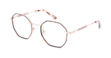 Lunettes de vue femme MAGIC194 écaille/rouge - Vue de face