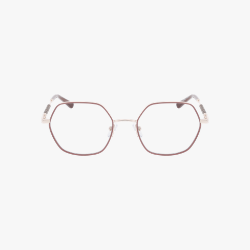 Lunettes de vue femme MAGIC252 marron/dorée Vue de face