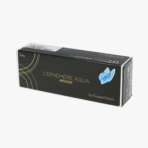 Lentilles de contact L'Éphémère Aqua Journalière Toric 30L - Vue de face