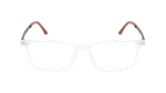 LUNETTES DE VUE homme MAGIC 130 blanc/argenté - Vue de face