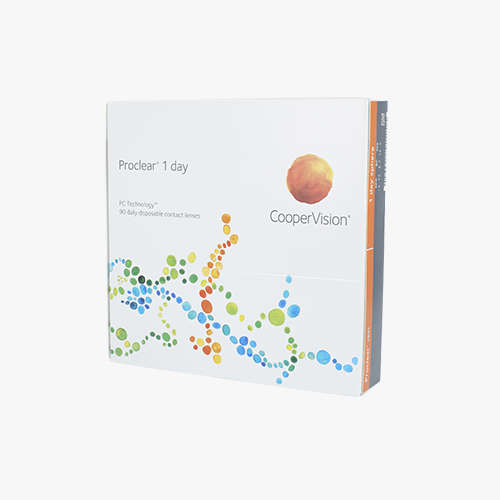 Lentilles de contact Proclear® 1day 90L - Vue de face