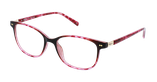 Lunettes de vue femme JOSEPHINE écaille/rose - Vue de face