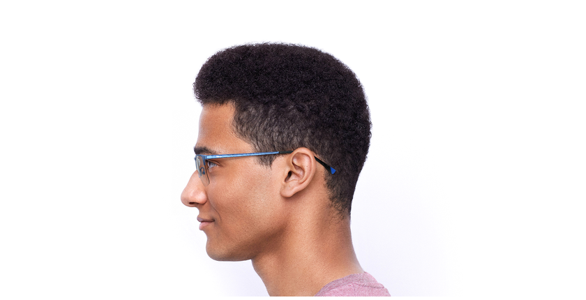 LUNETTES DE VUE homme MAGIC 105 bleu - Vue de côté