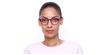 LUNETTES DE VUE femme RZERO3 violet - Vue de face