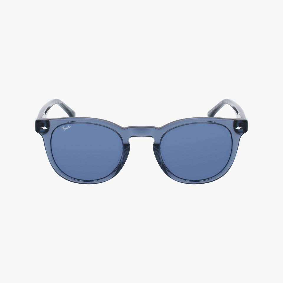 Lunettes de soleil homme FAREL blanc/gris - Vue de face