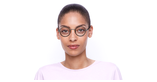 Lunettes de vue femme MAGIC 193 noir/argenté - Vue de face
