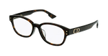 Lunettes de vue femme DIORCD2F écaille - Vue de 3/4