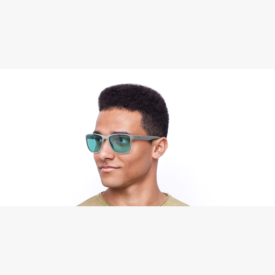 Lunettes de soleil CYRIUS POLARIZED blanc - Vue de face