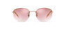 LUNETTES DE SOLEIL femme JENNA rose/doré