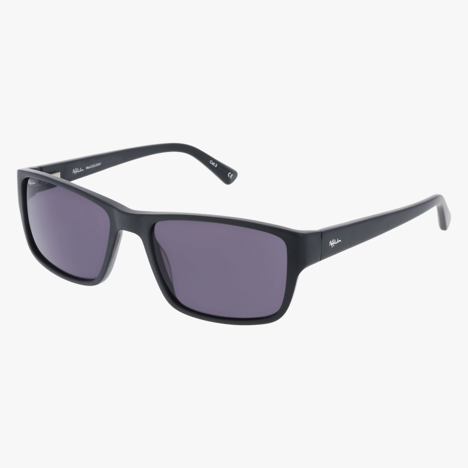 Lunettes de soleil homme COLOGNY noir - Vue de face