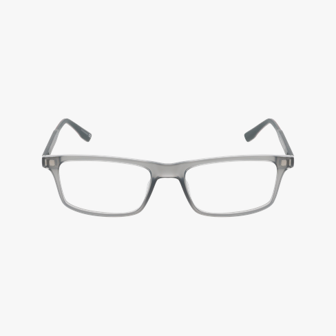 Lunettes de vue homme EVANS gris/rouge Vue de face