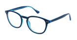 Lunettes de vue femme RZERO 36 bleu - Vue de face