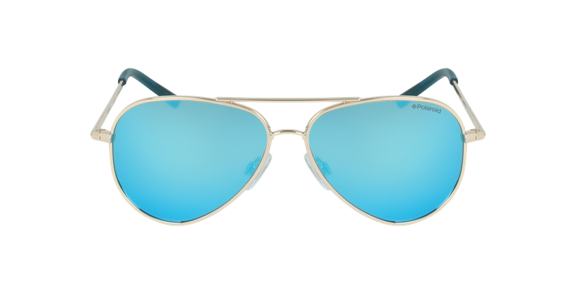 LUNETTES DE SOLEIL enfant PLD 8015/N doré - Vue de face