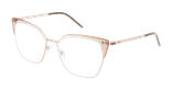 LUNETTES DE VUE femme MAGIC 201 beige/marron - Vue de face