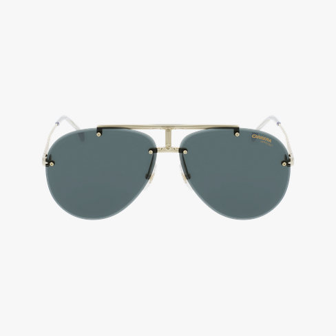 Lunettes de soleil 1032S dorée/vert Vue de face