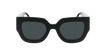 LUNETTES DE SOLEIL femme VB606S noir - Vue de face