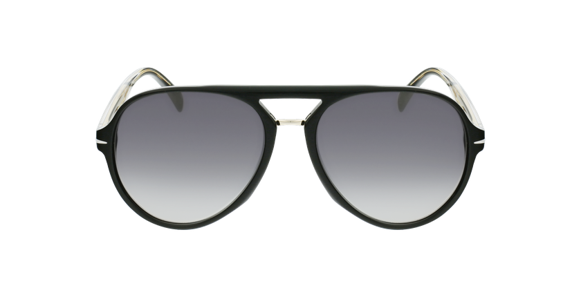 LUNETTES DE SOLEIL homme DB 7005/S noir - Vue de face