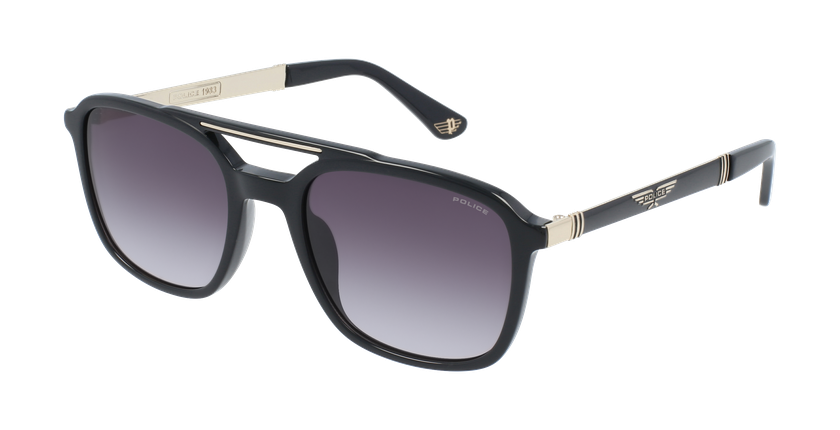 LUNETTES DE SOLEIL homme SPLA53 noir - vue de 3/4