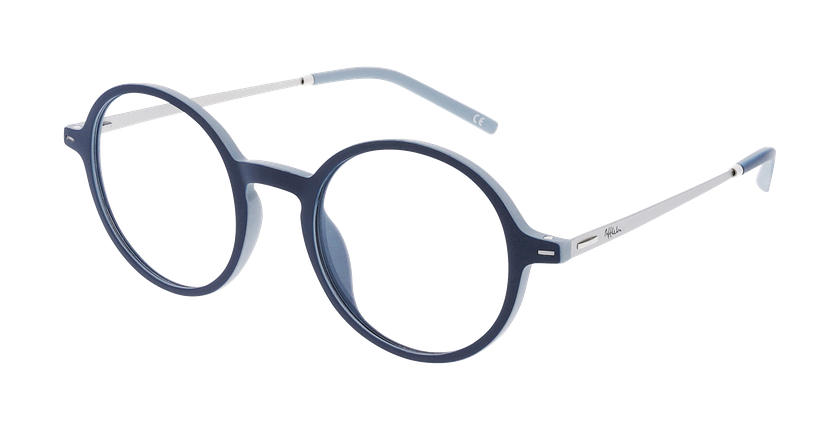 LUNETTES DE VUE homme MAGIC 118 bleu/argenté - Vue de face