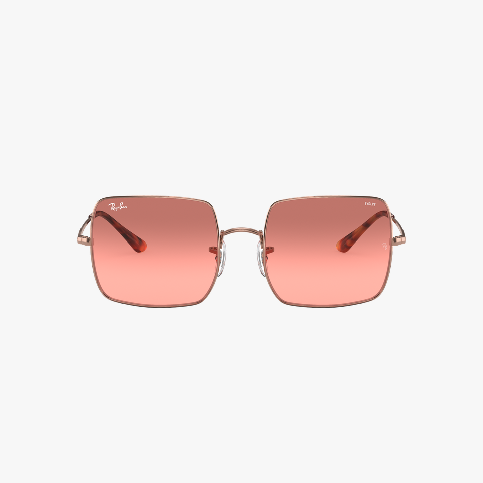 Lunettes de soleil femme 0RB1971 dorée - Vue de face