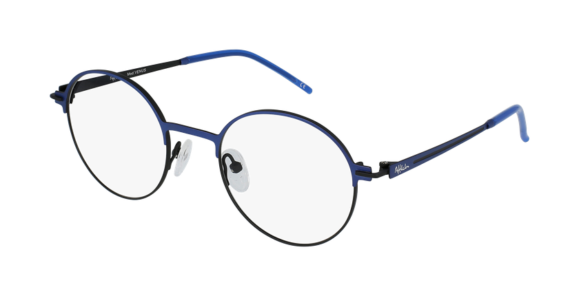 LUNETTES DE VUE femme VENUS bleu/noir - vue de 3/4