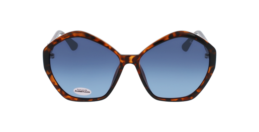 LUNETTES DE SOLEIL femme GU7813 écaille/bleu - Vue de face