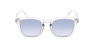 Lunettes de soleil homme KIMA blanc/gris