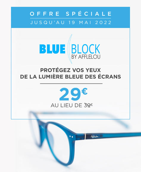 Image d'une lunettes Blueblock anti-lumière bleue