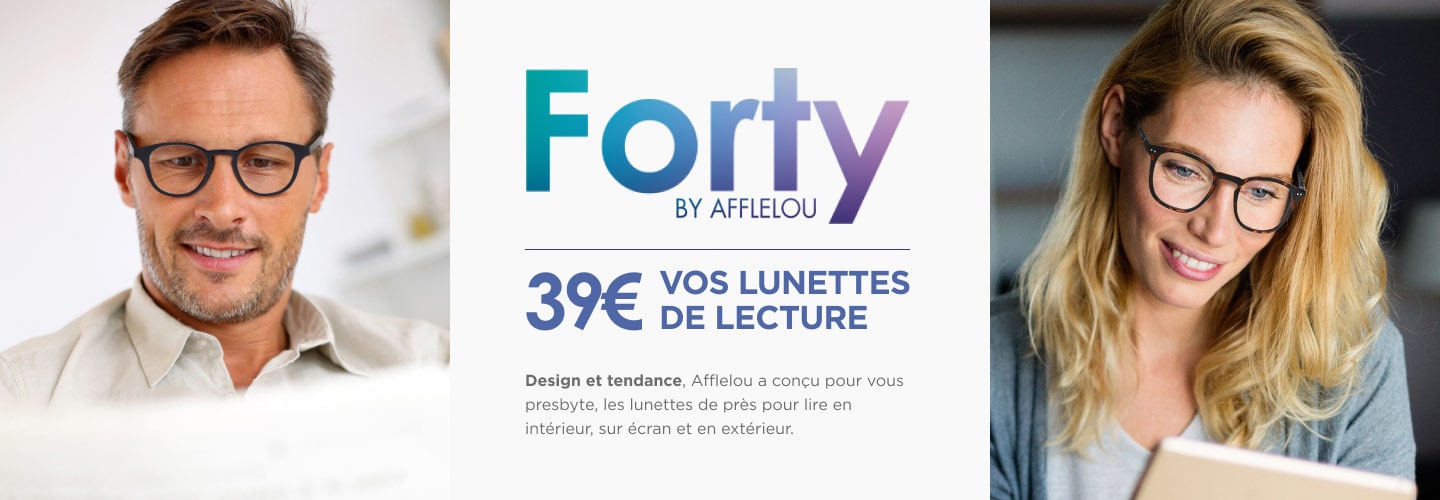 Lunettes loupe de lecture - Forty by Afflelou
