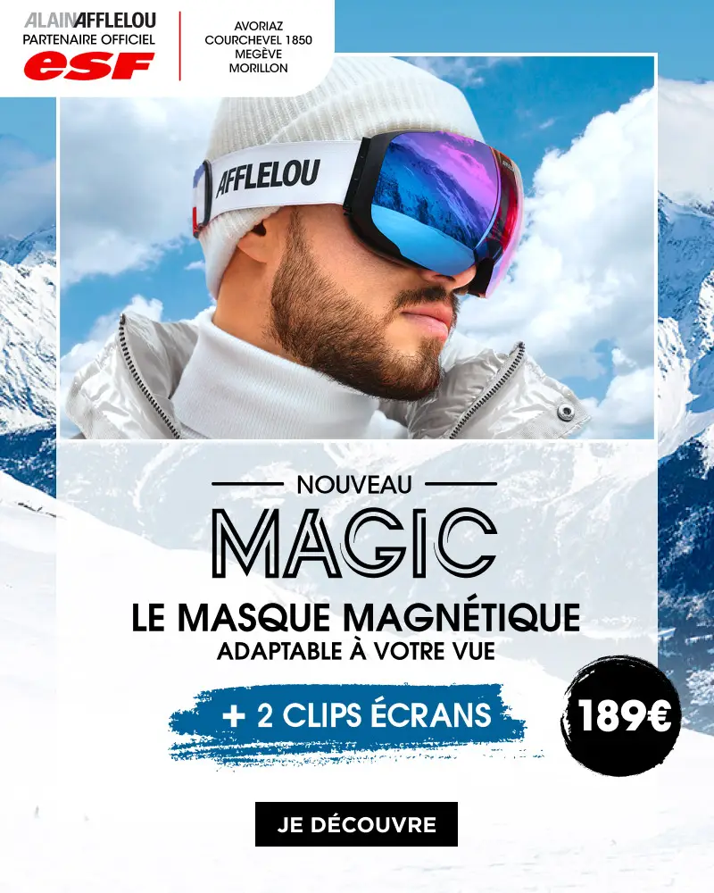 Clip optique pour masque de ski - Lunettes de Sport à la vue/Clips