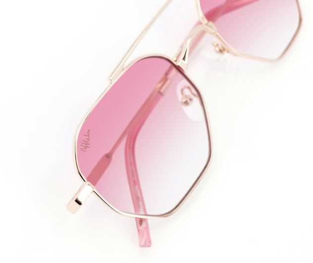 LUNETTES DE SOLEIL CERVIN doré/rose