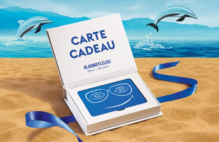 Pour tout achat sur le web ou en magasin, une carte cadeau vous sera automatiquement remise. Vous pourrez l’offrir à qui vous voulez !