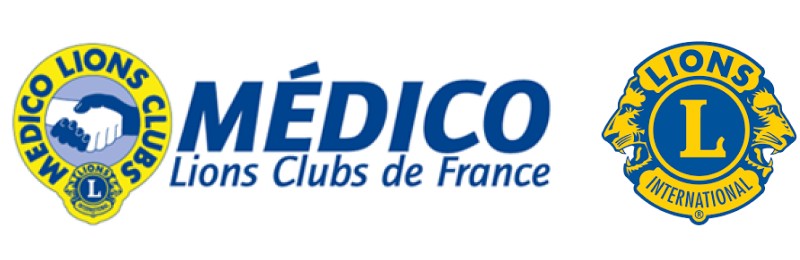 Logo "Medico - Lions Clubs de France"