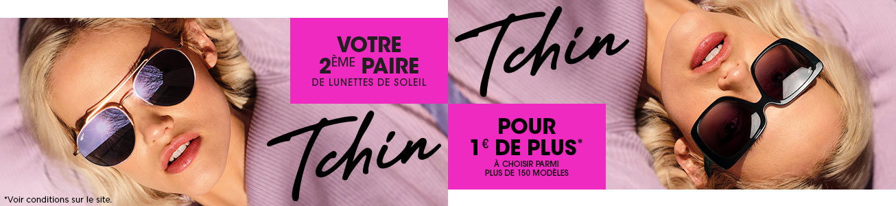 Profitez de l'offre Tchin Tchin en ligne ou en magasin Banniere TCHIN TCHIN